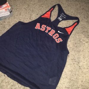 Houston astros Nike drifit tank top